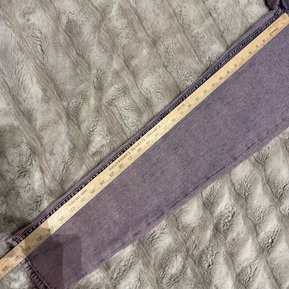 MOTHER Women's Straight Leg Jeans in Light Purple - Picture 4 of 14